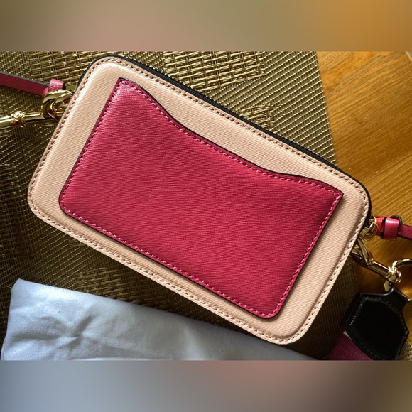 NEW original Marc Jacobs snapshot crossbody bag (Rose multi) - Picture 14 of 15